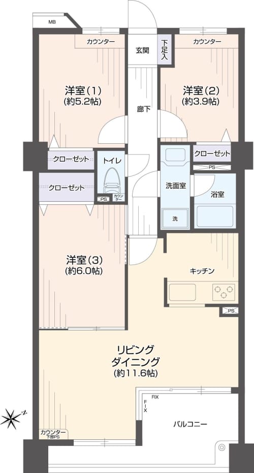 アクス本八幡302号室(リアルティ東京)