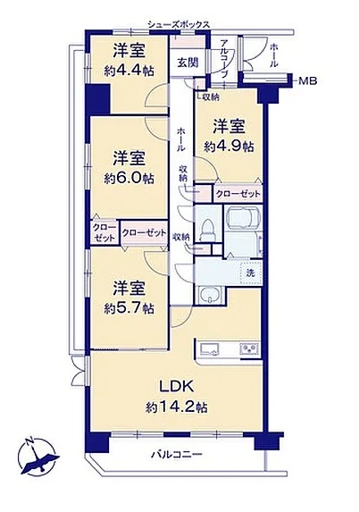 チサンマンション鎌ケ谷501号室